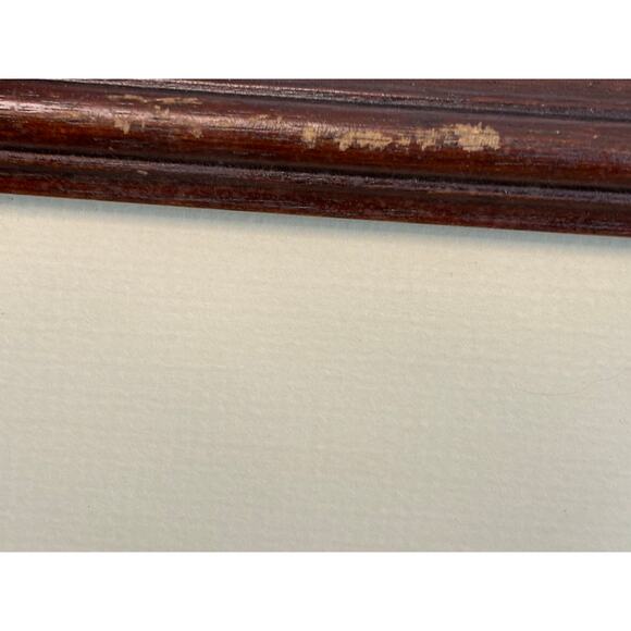 Hand Tinted Framed Photograph Woman Tennessee 19x15" w Frame - Picture 3 of 6